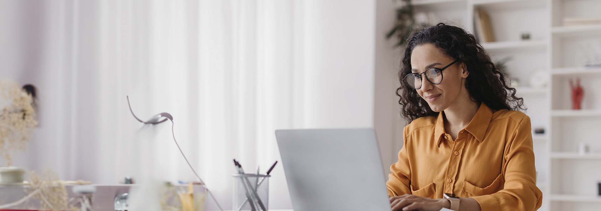 female on laptop